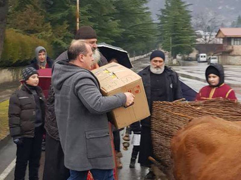ცაგერში ტრადიციული ალილო მოეწყო - ცაგერის მერმა ავთანდილ უგრეხელიძემ ალილოს მონაწილეებს...